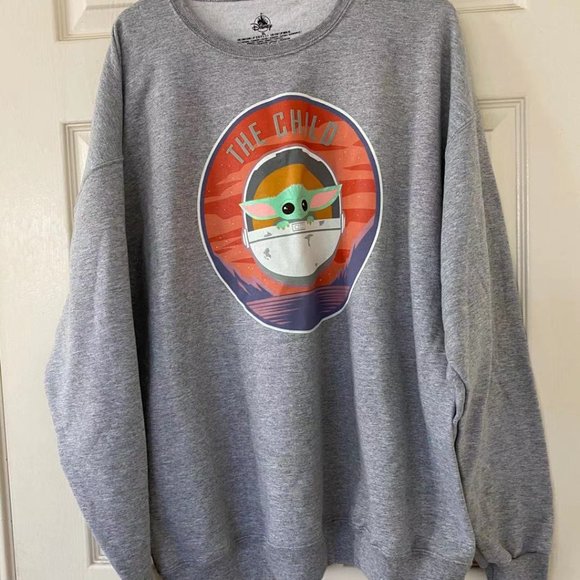 NWOT Disney Baby Yoda Sweatshirt for Adults - XL - Picture 2 of 3